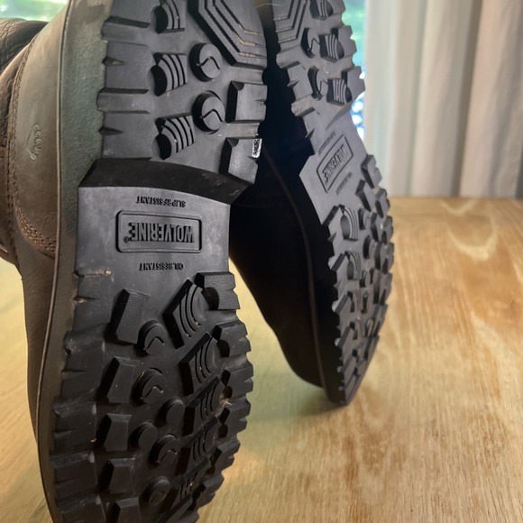 Wolverine Floorhand Boots Men's 10.5 Leather Waterproof Steel Toe 10" Wellington - Picture 7 of 7